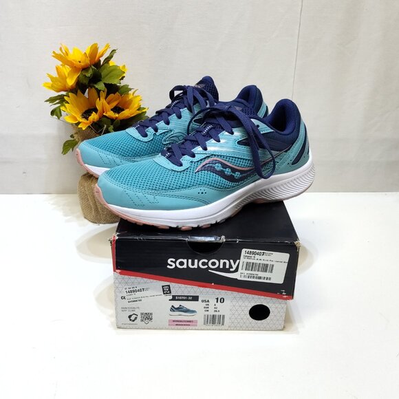 Saucony Cohesion 15 Running Shoes S10701-32 WMNS 10 XT-600 Sole VERSARUN Cushion - Picture 2 of 12